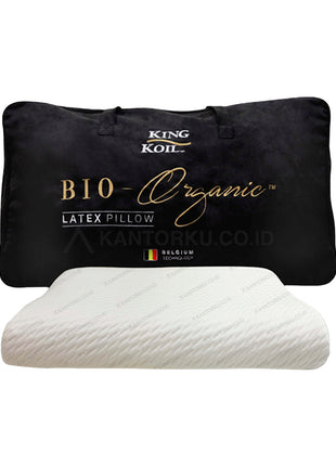 King Koil Ergo Bio-Organic Latex Pillow bantal ergonomis latex alami – kantorku.co.id