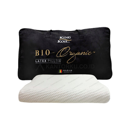 King Koil Ergo Bio-Organic Latex Pillow bantal ergonomis latex alami – kantorku.co.id