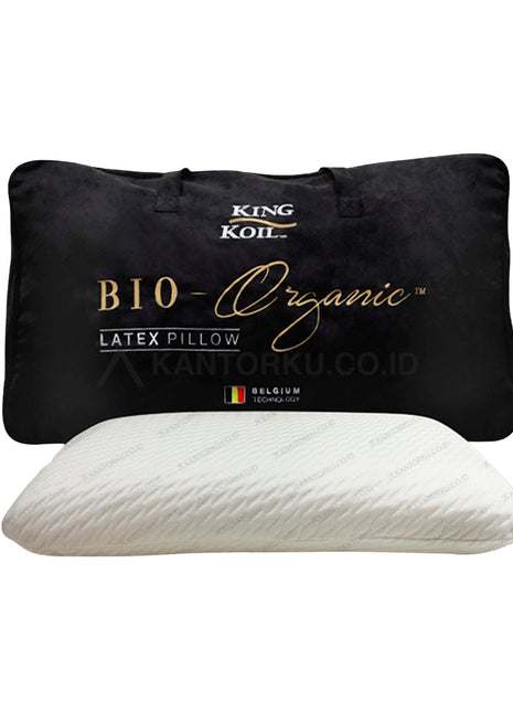 King Koil Bio-Organic Regular Latex Pillow bantal premium 100% latex alami – kantorku.co.id