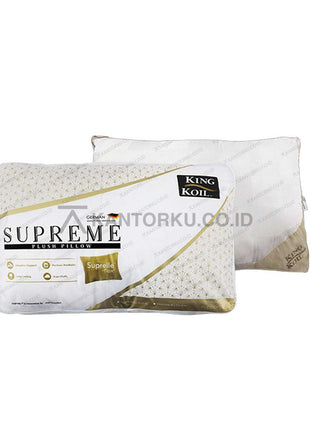 King Koil Supreme Plush Pillow bantal premium dengan serat Suprelle Flex Jerman – kantorku.co.id