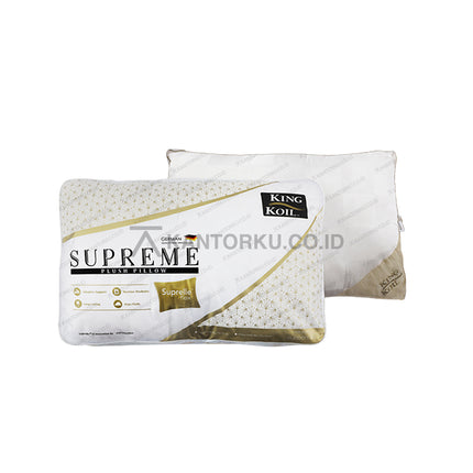 King Koil Supreme Plush Pillow bantal premium dengan serat Suprelle Flex Jerman – kantorku.co.id