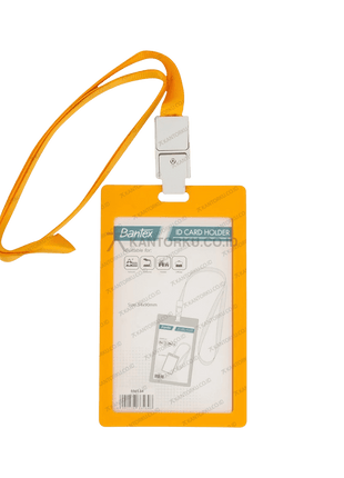 ID card holder plastik bening tahan lama merk Bantex – Tersedia di Kantorku.co.id