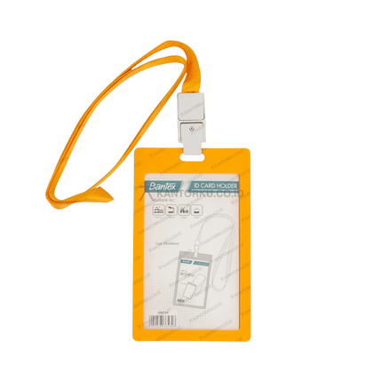 ID card holder plastik bening tahan lama merk Bantex – Tersedia di Kantorku.co.id