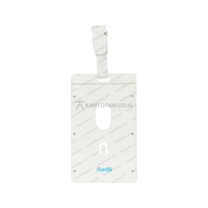 ID card holder Bantex desain portrait untuk kantor dan event – Tersedia di Kantorku.co.id