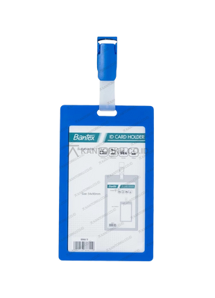 Tempat ID card Bantex kokoh dan transparan dengan clip pakaian – Tersedia di Kantorku.co.id
