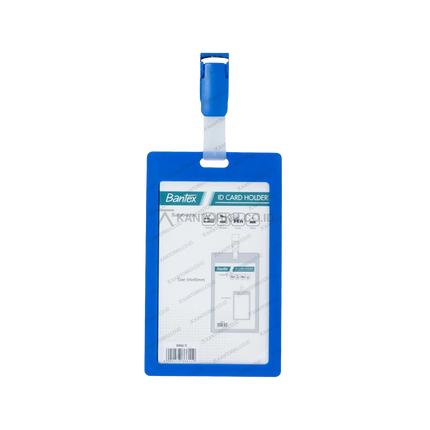 Tempat ID card Bantex kokoh dan transparan dengan clip pakaian – Tersedia di Kantorku.co.id