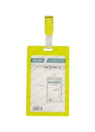 ID card holder plastik bening tahan lama merk Bantex – Tersedia di Kantorku.co.id