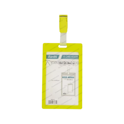 ID card holder plastik bening tahan lama merk Bantex – Tersedia di Kantorku.co.id