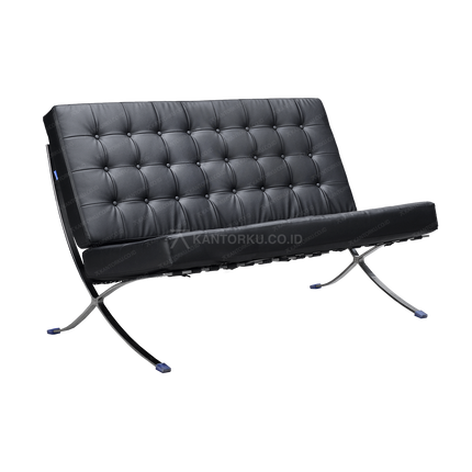 Sofa kantor BARCEL 2 Seat bergaya modern untuk ruang tunggu dari kantorku.co.id
