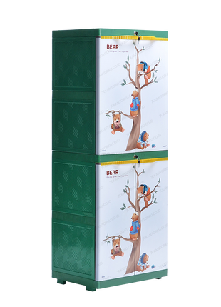 Sinbak Lemari Plastik Mini 4 Susun desain lucu anak