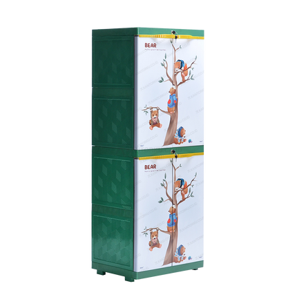 Sinbak Lemari Plastik Mini 4 Susun desain lucu anak