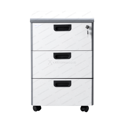 Laci arsip Brilliant BMCP 68 serbaguna modern untuk kantor rapi