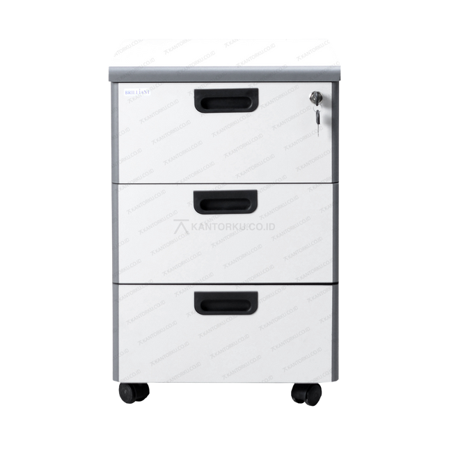 Laci arsip Brilliant BMCP 68 serbaguna modern untuk kantor rapi