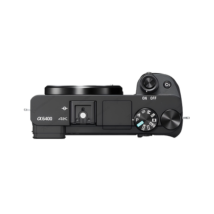 Sony Alpha A6400 mirrorless camera dengan lensa kit 16-50mm untuk vlogging, videografi, dan konten kreator profesional Kantorku.co.id
