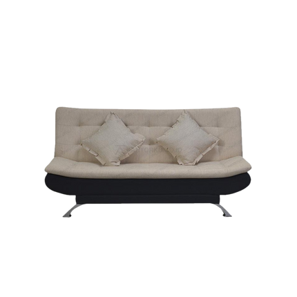 Sofabed Boston Oliv multifungsi modern dengan kaki chrome elegan Tersedia di Kantorku