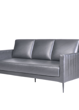 Sofa 3 seater ergonomis nyaman terjangkau dengan bahan kulit sintetis premium Tersedia di Kantorku.co.id