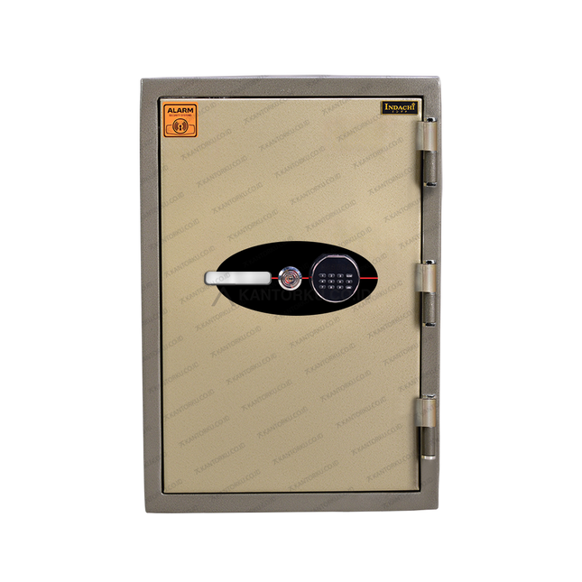 Brankas Indachi DF-803 A baja tebal dengan digital lock dan fingerprint – Tersedia di Kantorku.co.id