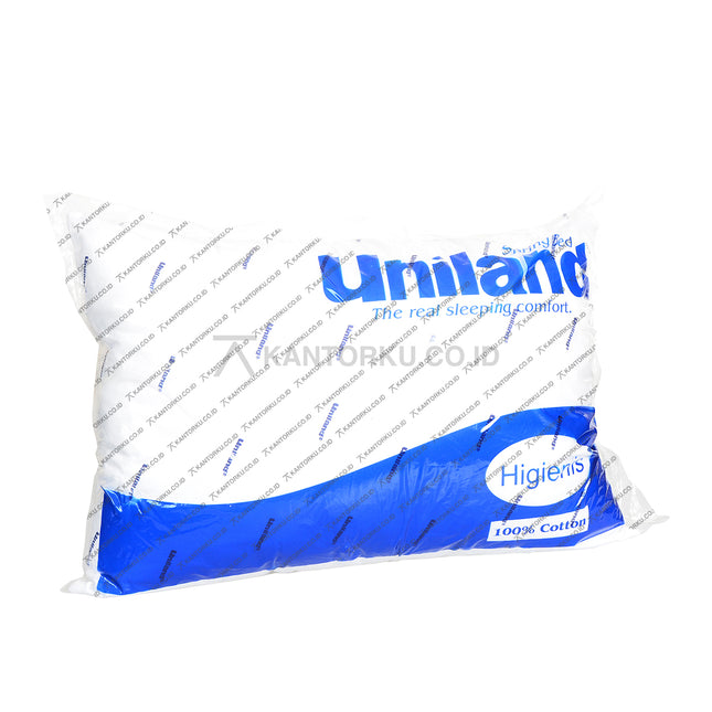Bantal Uniland penunjang tidur nyaman tersedia di Kantorku