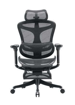 Kursi kerja ergonomis SIHOO C100 101 JT warna hitam elegan – Tersedia di Kantorku