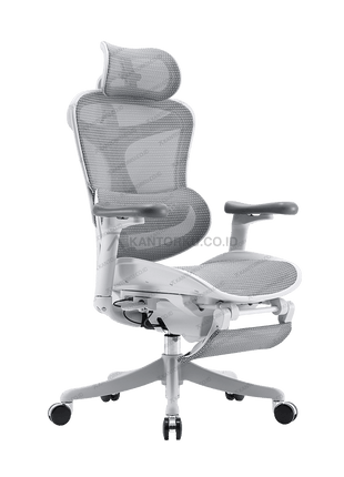 SIHOO C100 102 JT kursi kantor premium dengan sandaran kepala dan lumbar – Tersedia di Kantorku.com.