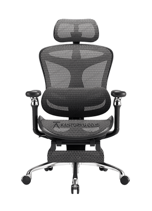 Kursi ergonomis SIHOO C300 101 JT warna hitam untuk kerja dan gaming – Tersedia di Kantorku