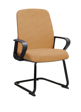 kursi kantor hadap ergonomis dengan sandaran tangan nyaman