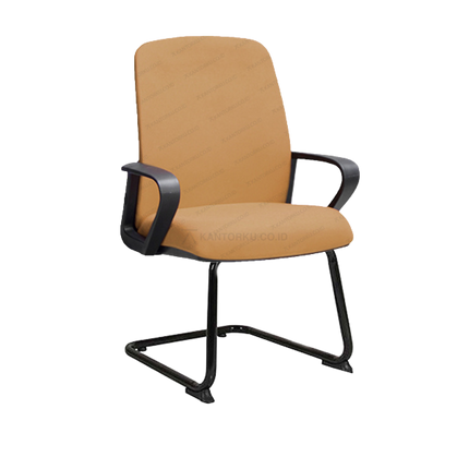 kursi kantor hadap ergonomis dengan sandaran tangan nyaman