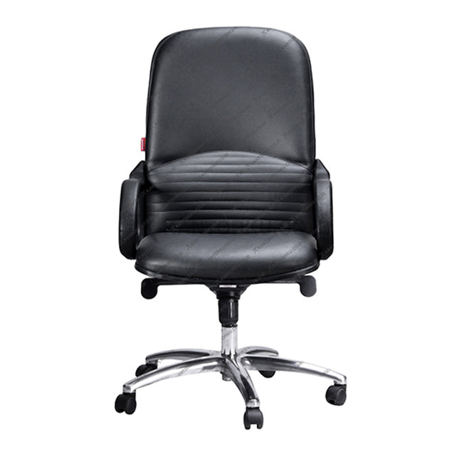 Kursi kerja Chairman dengan roda dan hidrolik untuk kenyamanan maksimal di ruang kerja
