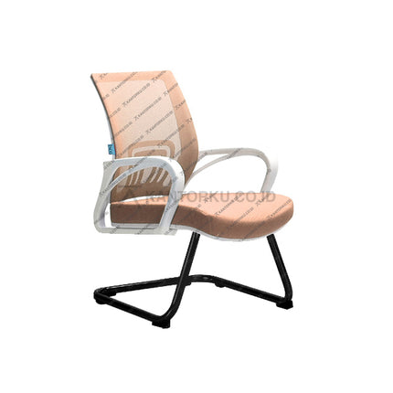 Kursi kantor Casova III W-COT, nyaman & stylish dengan pilihan warna luas dan kaki coating hitam – KANTORKU.