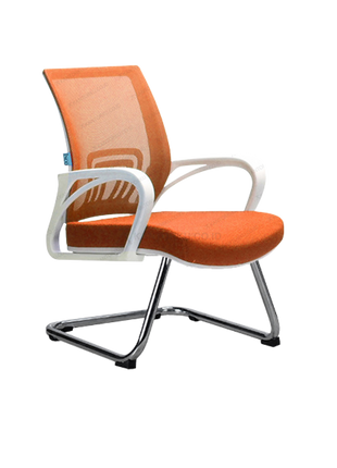 kursi kantor stylish desain minimalis kaki chrome