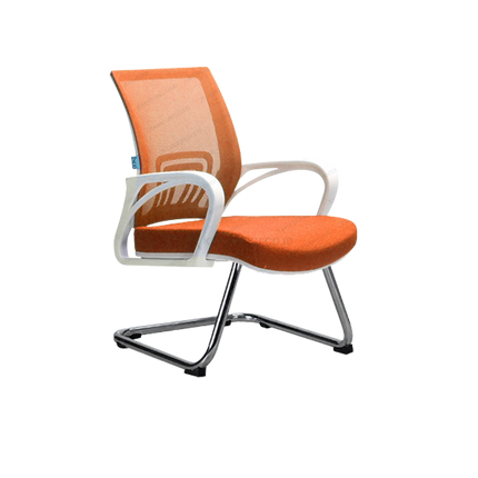 kursi kantor stylish desain minimalis kaki chrome