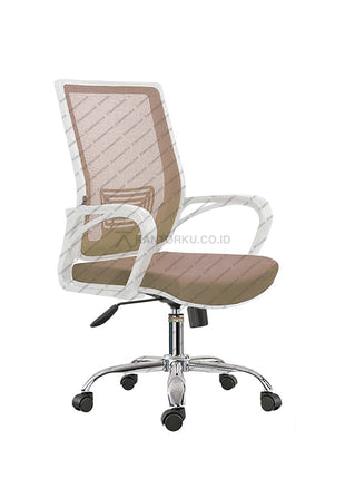 Kursi hadap kerja Catier II WCR dengan desain formal, cocok untuk ruang rapat kantor – Kantorku.co.id.