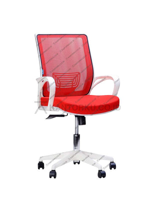 Kursi kantor ergonomis Inco Catier II W-FW, armrest sandaran lengan, tilt control, kaki nylon – Kantorku.