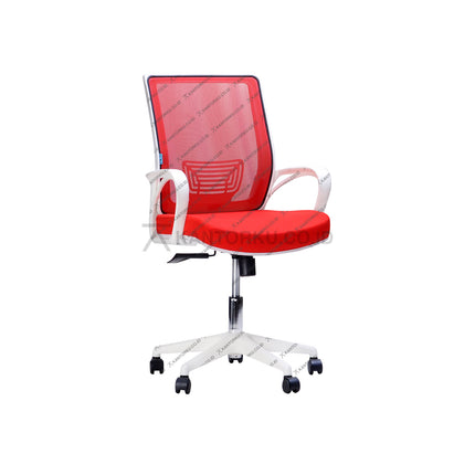 Kursi kantor ergonomis Inco Catier II W-FW, armrest sandaran lengan, tilt control, kaki nylon – Kantorku.