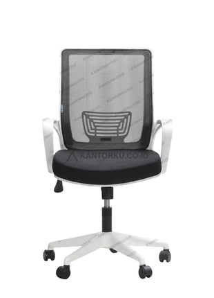 Kursi hadap Catier II WFW dengan rangka kaki cantilever kuat dan sandaran mesh – tersedia di Kantorku.co.id