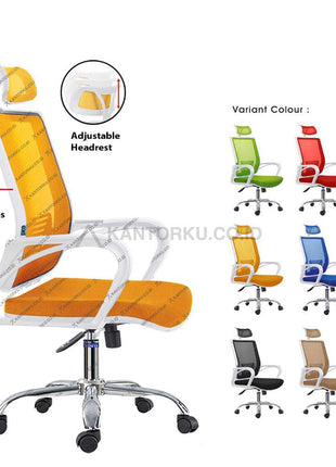 Kursi kantor INCO Catier I WCR, perpaduan kenyamanan & estetika dengan banyak pilihan warna – KANTORKU