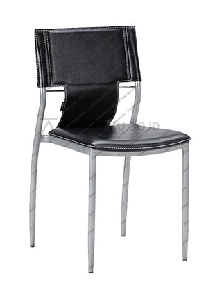 Kursi Cofemo CC03 Stackable Rangka Besi Silver – Kantorku.co.id