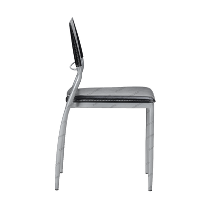 Kursi Cofemo CC03 Stackable Rangka Besi Silver – Kantorku.co.id