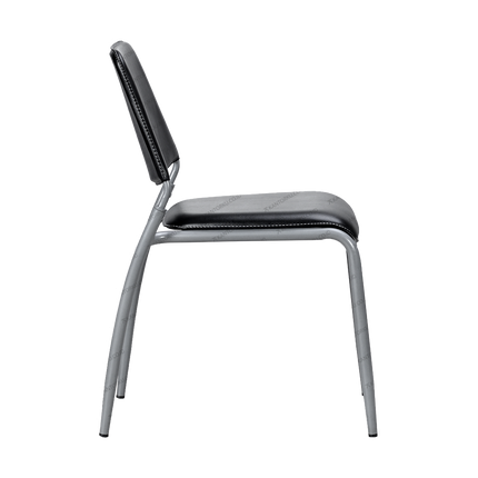 Kursi Cofemo CC12 Stackable Rangka Besi Silver – Kantorku.co.id