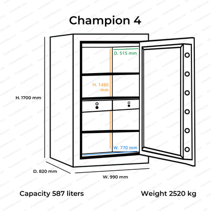 brankas baja tebal dengan fireseal anti panas — kantorkudotcodotid