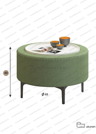 CENA CT-01 coffee table modern dengan top MDF finishing duco – Tersedia di Kantorku.co.id