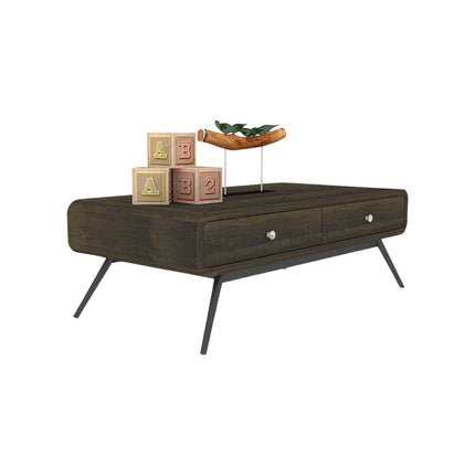 Expo CT1224 coffee table warna oak gelap – kantorku.co.id