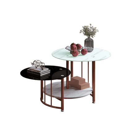 Meja tamu CT RENATA dua tingkat dengan desain modern elegan – Tersedia di kantorku.co.id