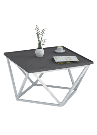 Meja modern CT VENUS dengan rangka besi powder coating putih – Tersedia di kantorku.co.id