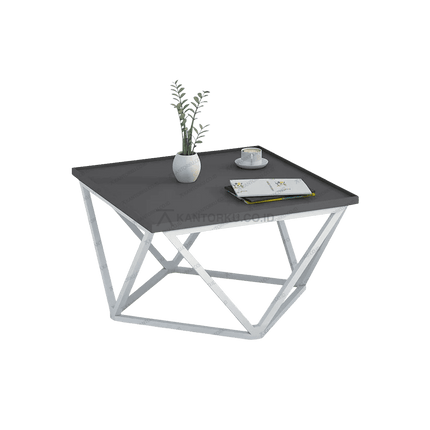 Meja modern CT VENUS dengan rangka besi powder coating putih – Tersedia di kantorku.co.id
