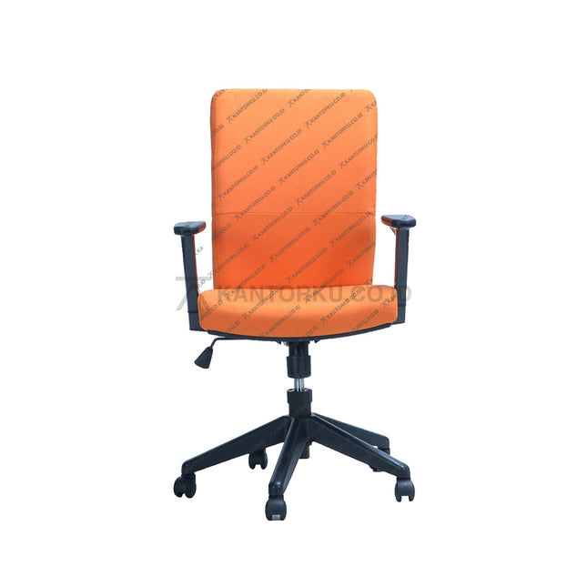 Kursi Kerja ergonomis kursi Manajer desain Minimalis berwarna ORANGE dengan sandaran dan roda - SAVELLO COMBI - KANTORKU
Kursi kerja ergonomis dengan desain modern