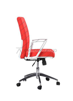 Kursi Kantor Ergonomis - Kursi Kerja desain Minimalis - Kursi Staff - Kursi Karyawan - kursi dengan roda, sandaran lengan, dan tuas hidrolik - KANTORKU