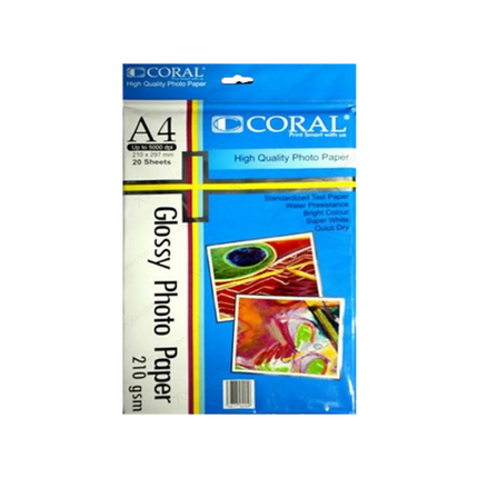Coral Photo Paper Glossy untuk Cetak Foto Profesional