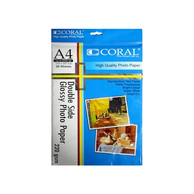 Coral Photo Paper A4 untuk Presentasi Profesional