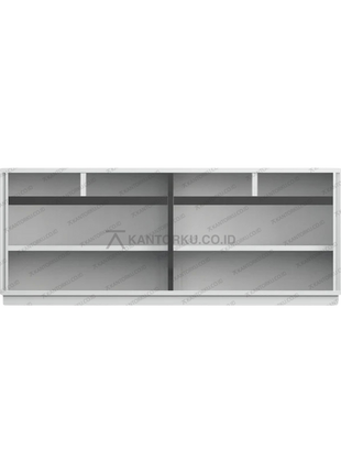 Kabinet CR 011 putih glossy modern minimalis untuk ruang tamu – Tersedia di Kantorku.co.id